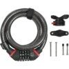 ZEFAL Zéfal K-Traz, Câble Antivol Vélo Avec Code - Cadenas Vélo Avec Support