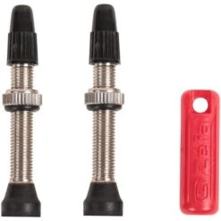 Zefal Tubeless Valves - Argent, 45 Mm, Lot De 2
